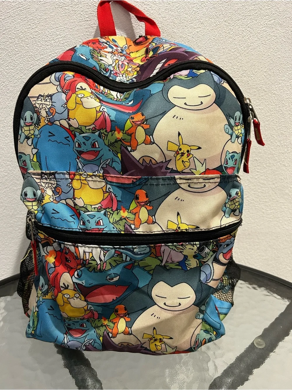 Sonic Themed Kids Backpack in Blue and Black